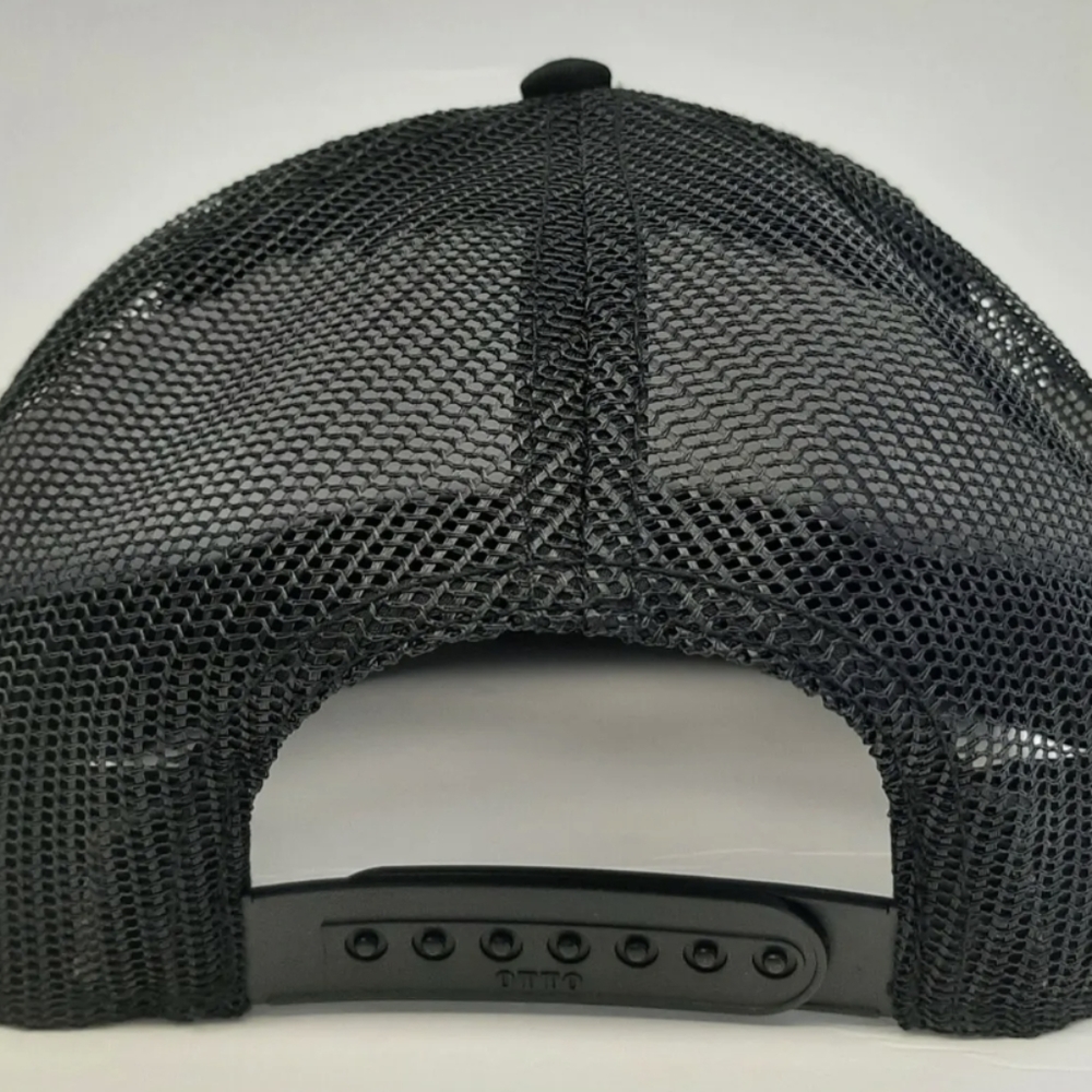 MB Retro Star Mercedes Benz Flat Bill Trucker Mesh Snapback Cap Hat Black Embroi - Picture 7 of 9